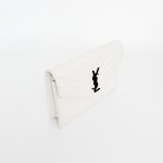 サンローラン モノグラム エンベロープ バッグ キルティング グレインドレザー